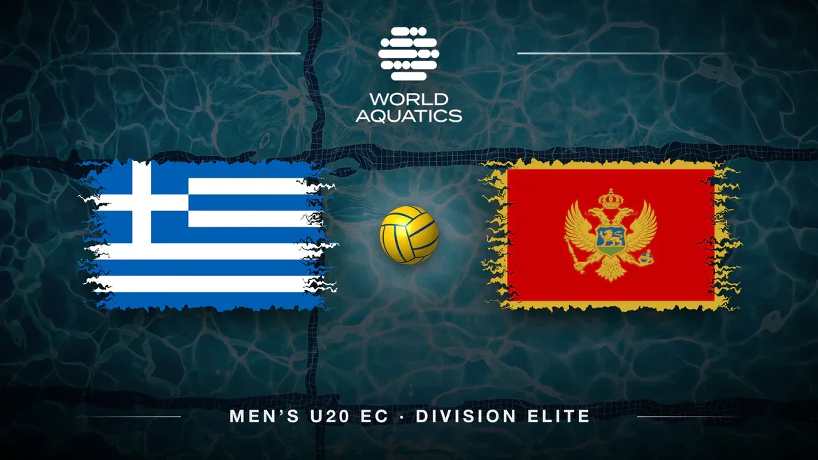 U20 Water Polo Championship 2026 · Greece vs. Montenegro · Quarter-finals Match 38